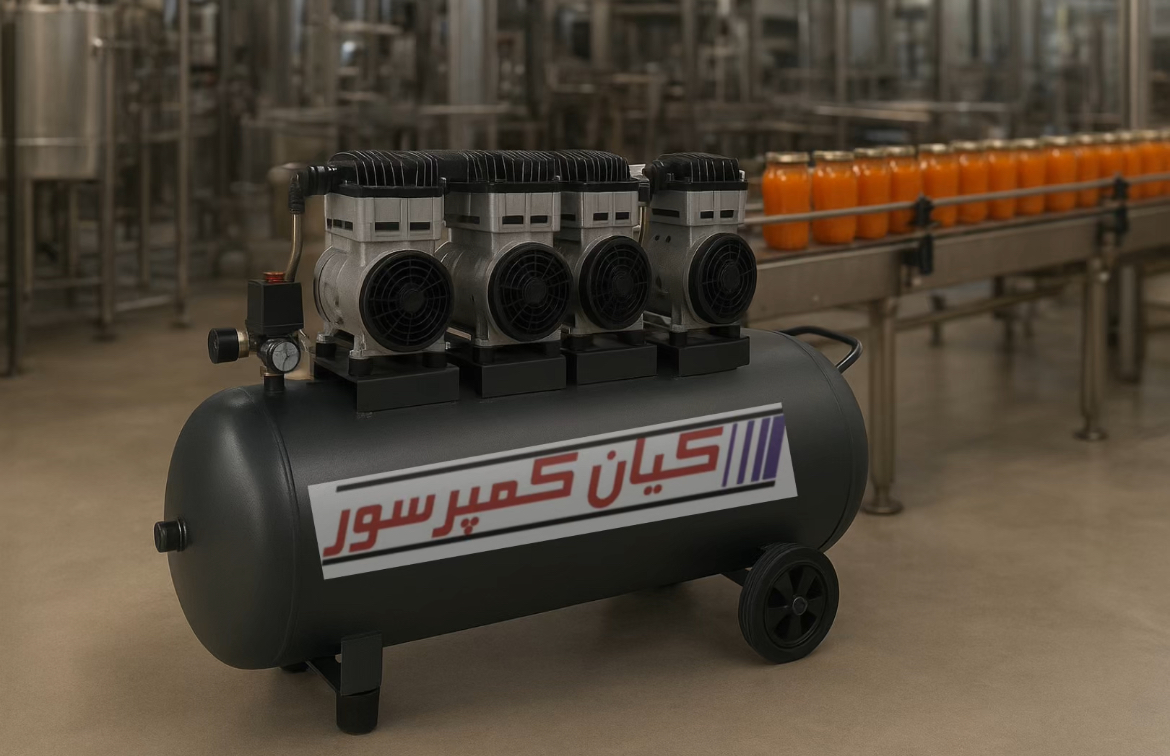نقش کمپرسور در صنعت غذا؛ چالش‌ها و راه‌حل‌ها