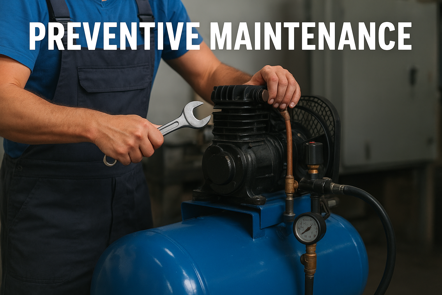 نگهداری پیشگیرانه در سیستم هوای فشرده و کمپرسور  (Preventive Maintenance in Air Compressor Systems)