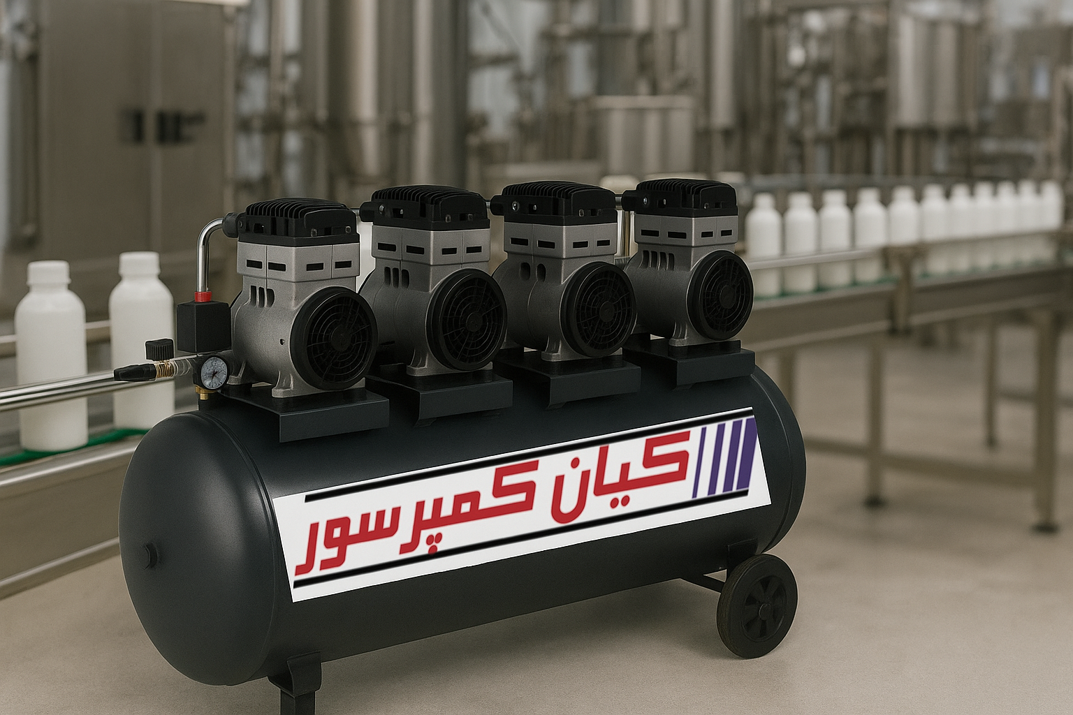 کمپرسور اویل‌فری در صنایع دارویی و پزشکی