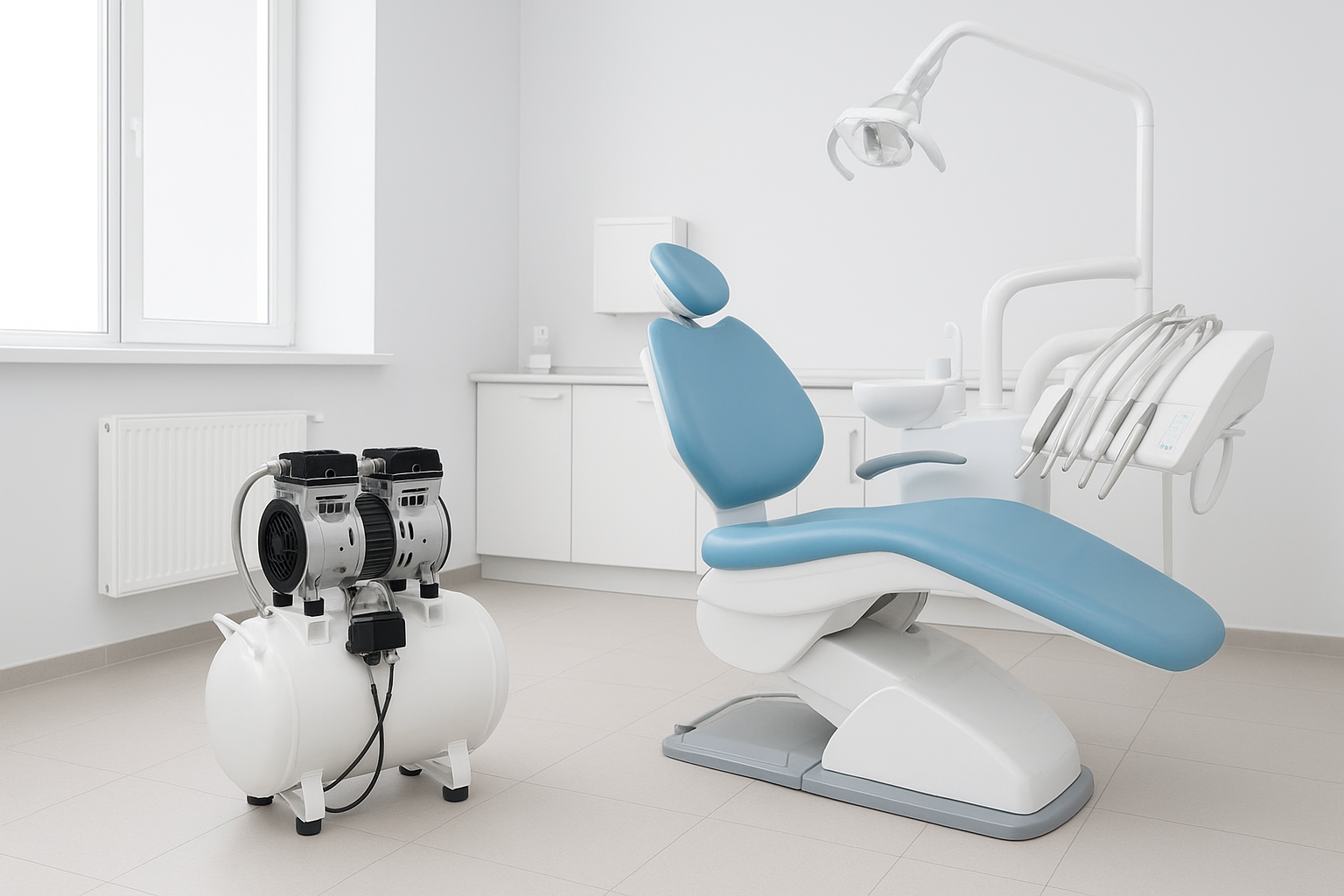 ۵ اشتباه رایج در خرید کمپرسور اویل‌فری دندانپزشکی