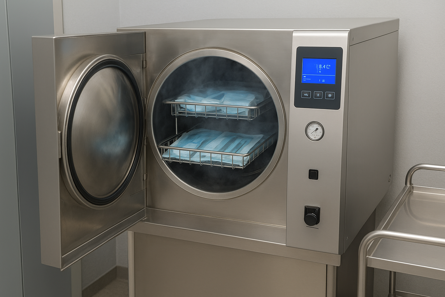 کاربرد کمپرسور در اتوکلاو دندانپزشکی و بیمارستانی | چرا کمپرسور اویل‌فری بهترین انتخاب است؟